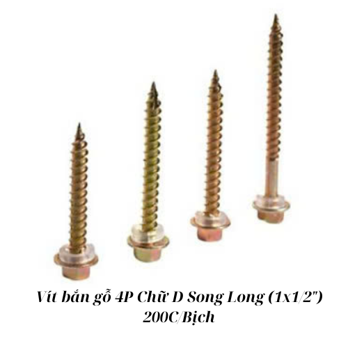 Vít bắn gỗ 4P D (1x1/2") Song Long_B200_T25