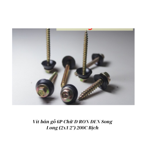 Vít bắn gỗ 6P D (2x1/2") ron đen lớn Song Long_B200_T15