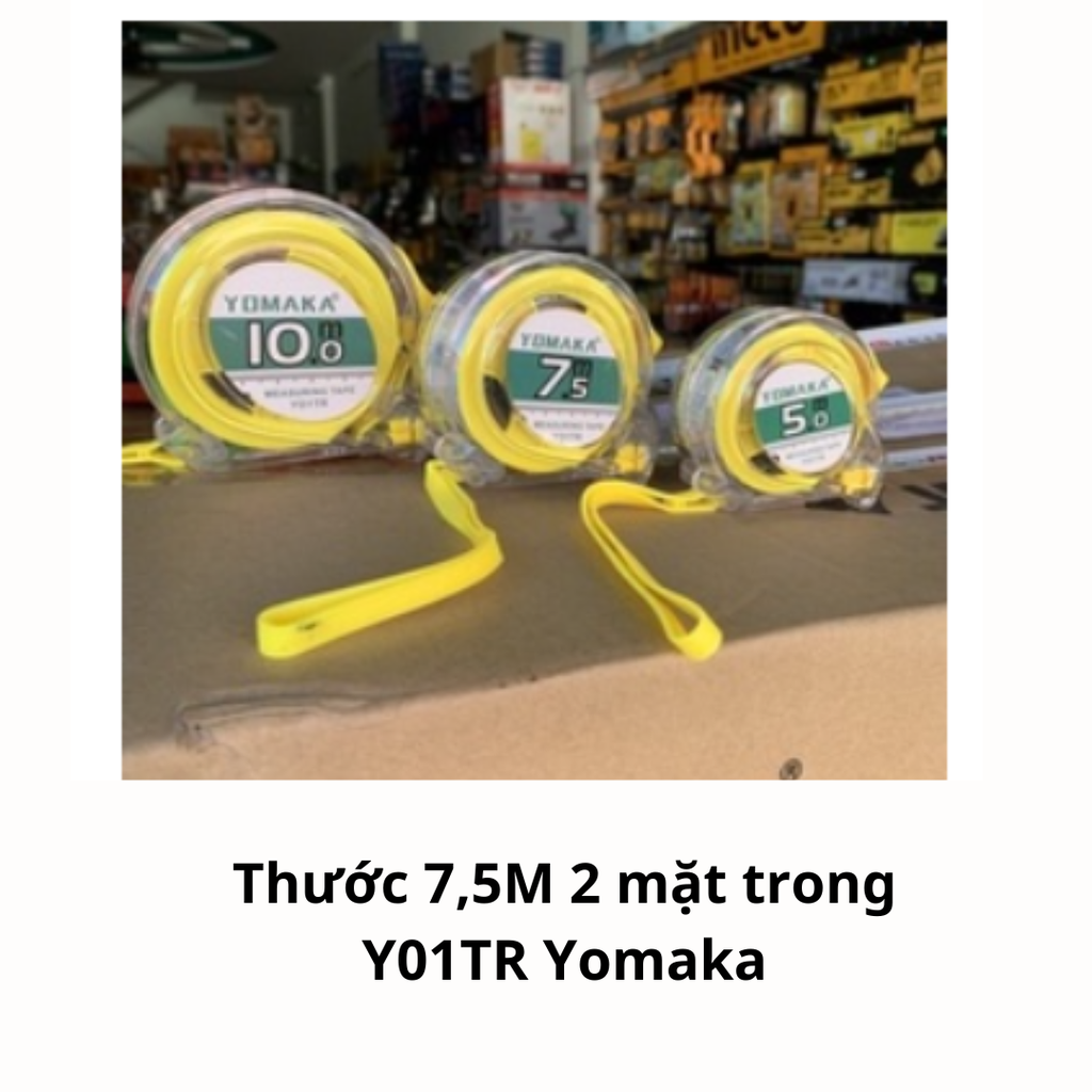 Thước 7,5M 2 mặt trong Y01TR Yomaka