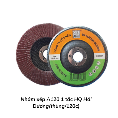 Nhám xếp A120 1 tấc mác xanh Hải Dương_(Thùng /120c)