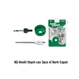[HPBKTCV3PCS] Bộ khoét thạch cao 3pcs vỉ Hark Caput