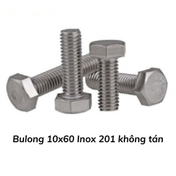 [BL1060201INKT] Bulong 10x60 Inox 201 không tán 