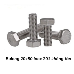 [BL2080201INKT] Bulong 20x80 Inox 201 không tán 
