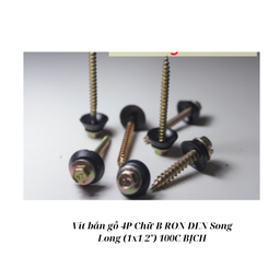 [VBG40BRDSL100] Vít bắn gỗ 4P B (1x1/2") ron đen Song Long_B100