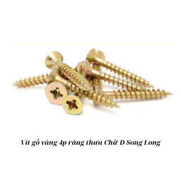 [VGV40DR] Vít gỗ vàng 4P D răng thưa Song Long