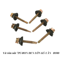 [KLVTS7P5RDL100] Vít tôn sắt 7P5 RON ĐEN LỚN KỲ LÂN - B100